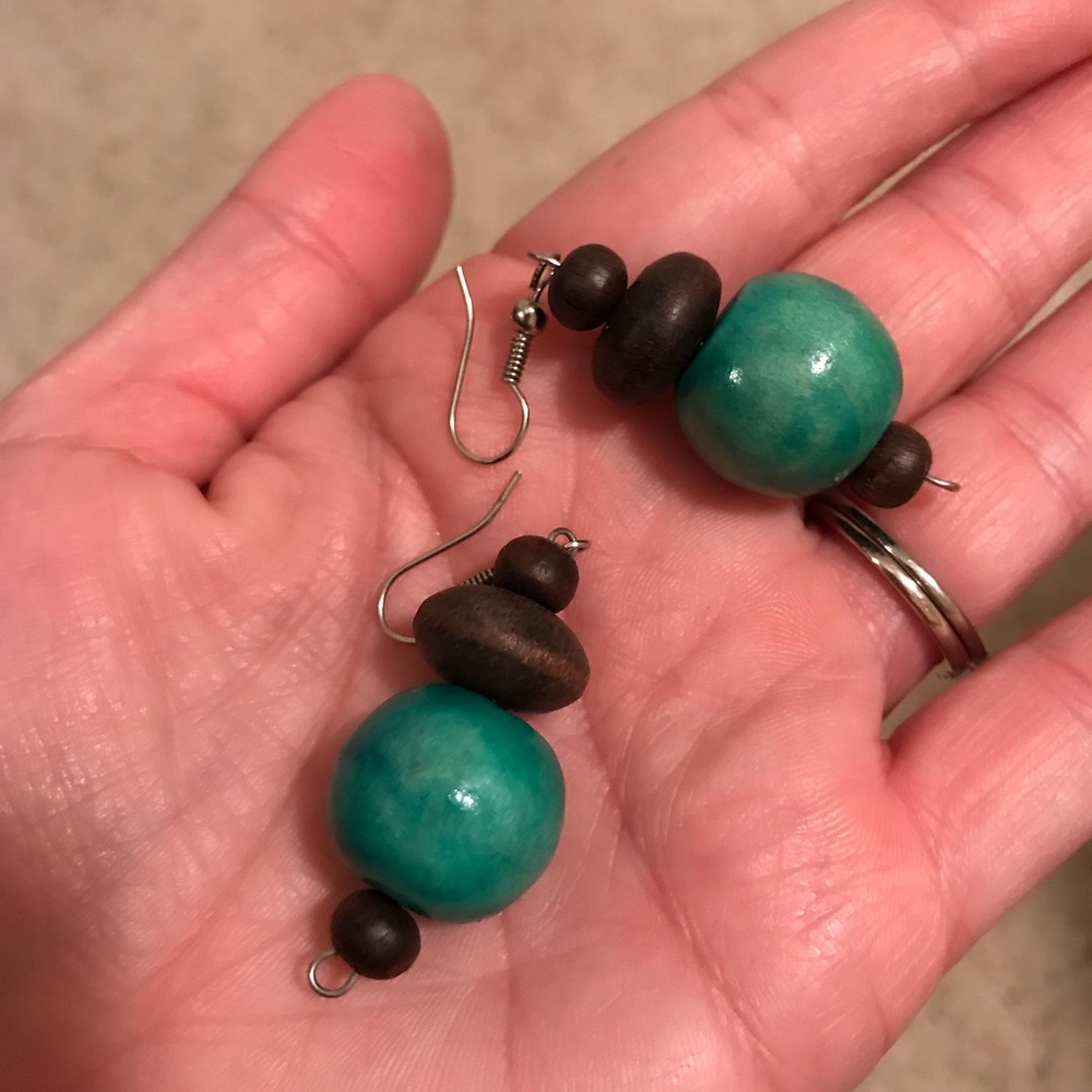 Cute Wooden Lightweight Earrings